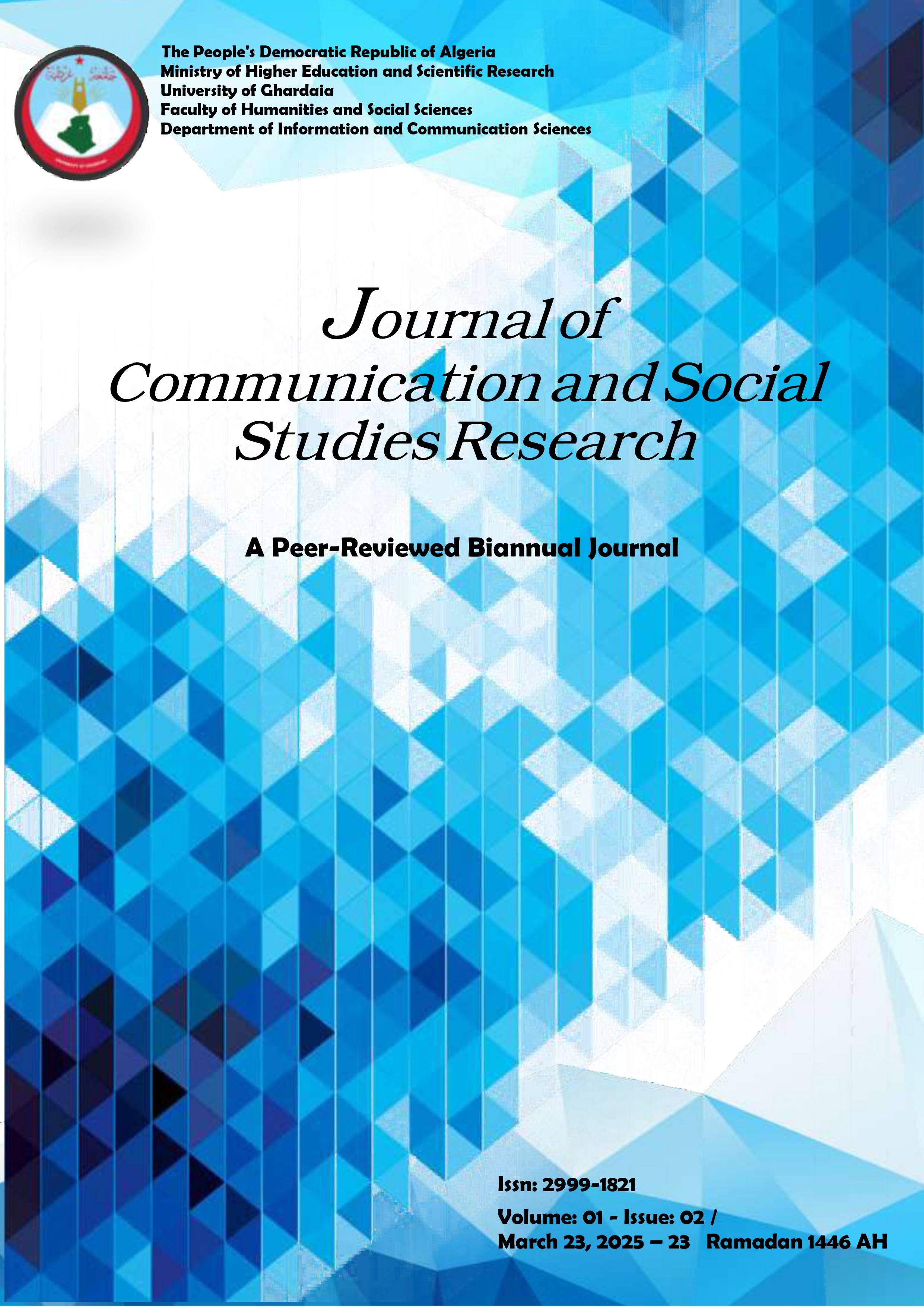 Journal of Communication and Social Studies Research